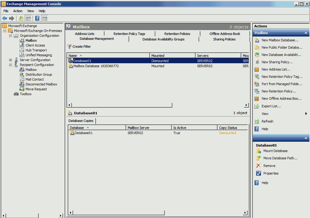 How to move database in Exchange 2010 running on Hyper-V - Step by step ...